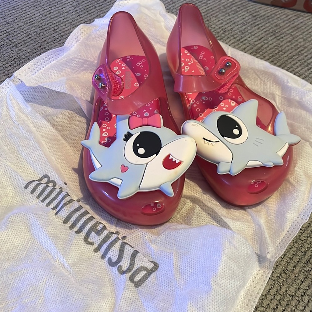 Mini Melissa Toddler Girl Shark Shoes